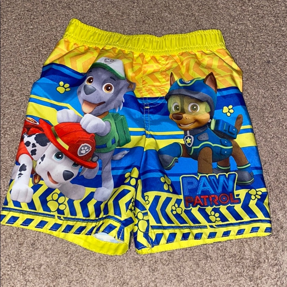 Size 3T law patrol swim trunks